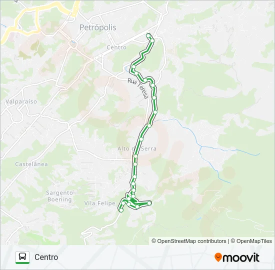 153 Bus Line Map