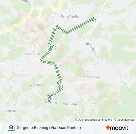 162 Bus Line Map