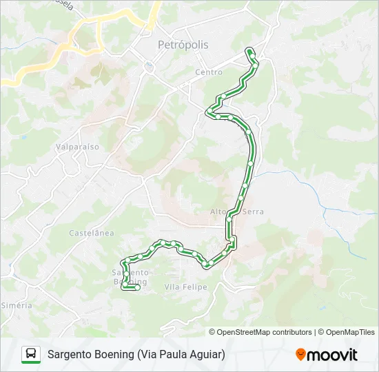 163 Bus Line Map