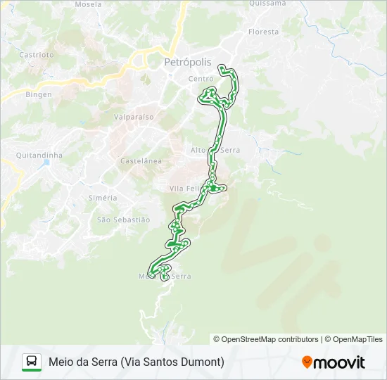 152 Bus Line Map