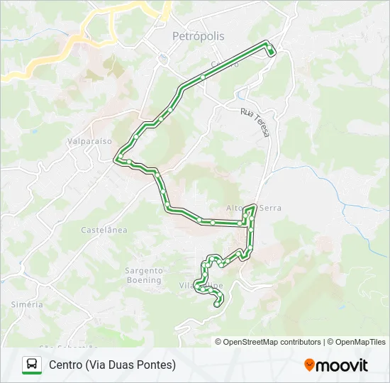 155 Bus Line Map