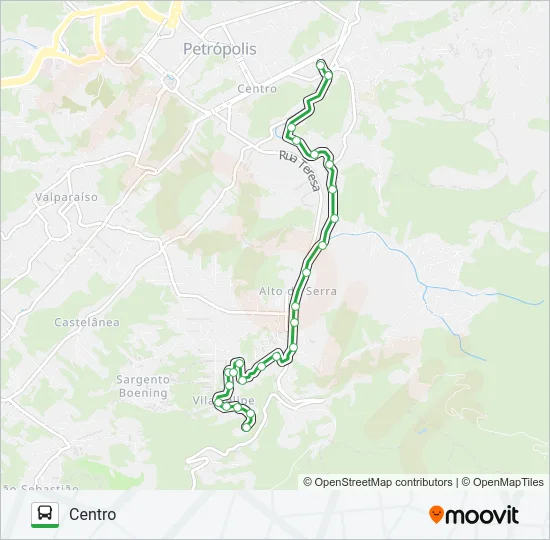 156 Bus Line Map