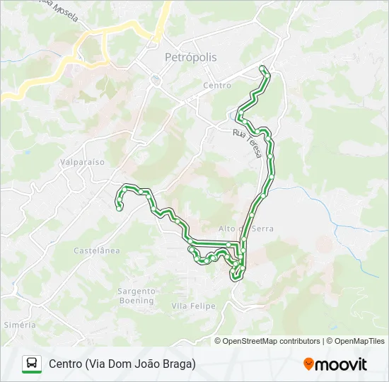 157 Bus Line Map