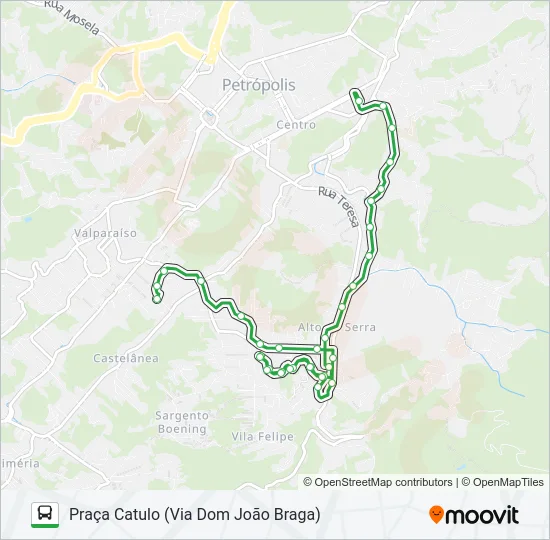 157 Bus Line Map