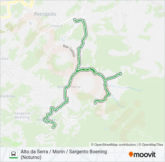 159 Bus Line Map
