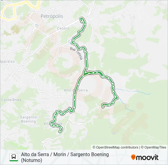 159 Bus Line Map