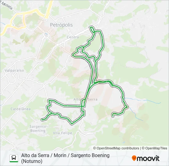 159 Bus Line Map