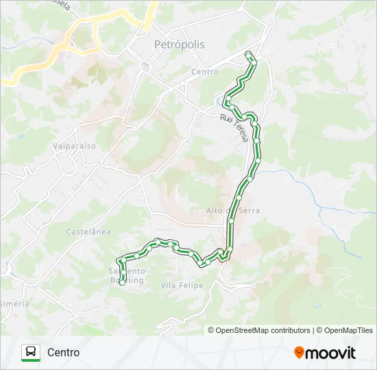 161 Bus Line Map