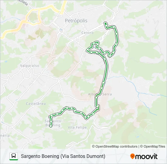 161 Bus Line Map