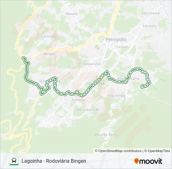 165 Bus Line Map