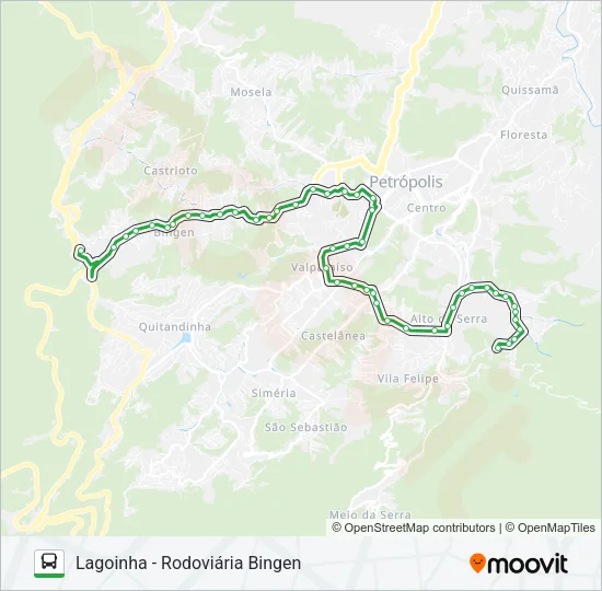 165 Bus Line Map