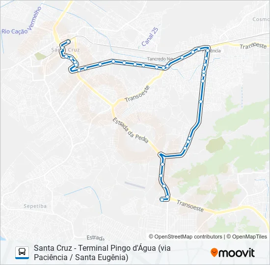 897SN Bus Line Map