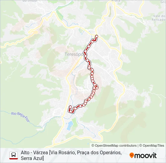 24B Bus Line Map