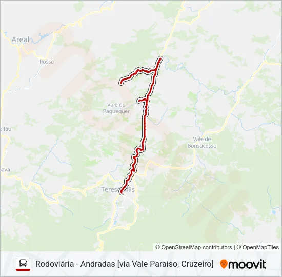 32B Bus Line Map
