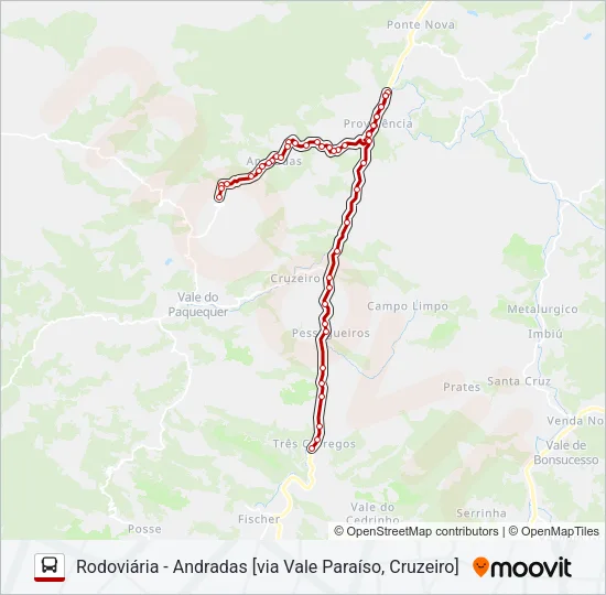 32B Bus Line Map