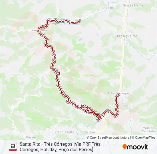 33A Bus Line Map