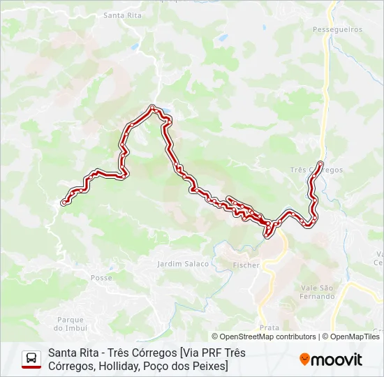 33A Bus Line Map