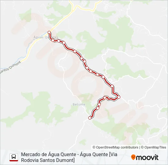 71B Bus Line Map