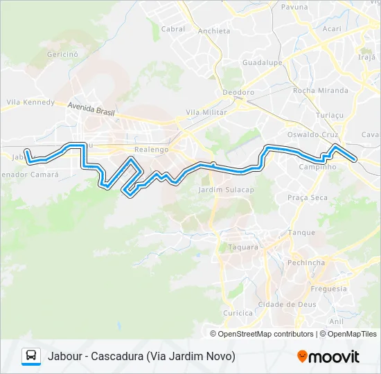 SN 794 Bus Line Map