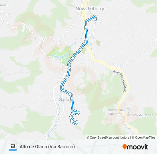 42 Bus Line Map