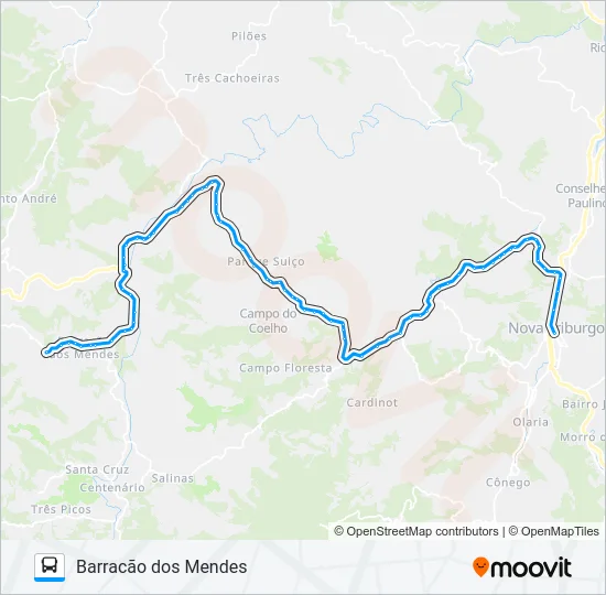 53-C Bus Line Map
