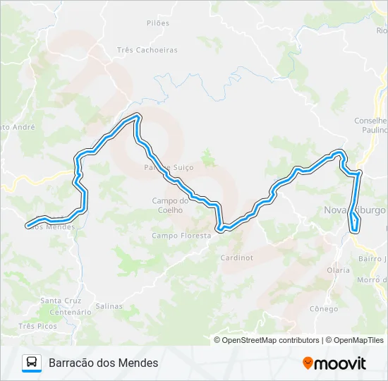 53-C Bus Line Map