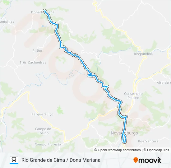 57 Bus Line Map