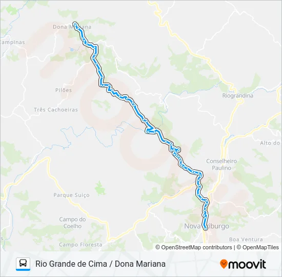 57 Bus Line Map