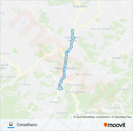 10 Bus Line Map