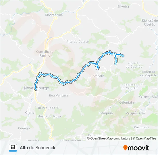 33 Bus Line Map