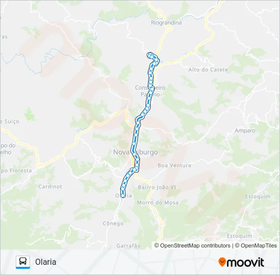 10-A Bus Line Map