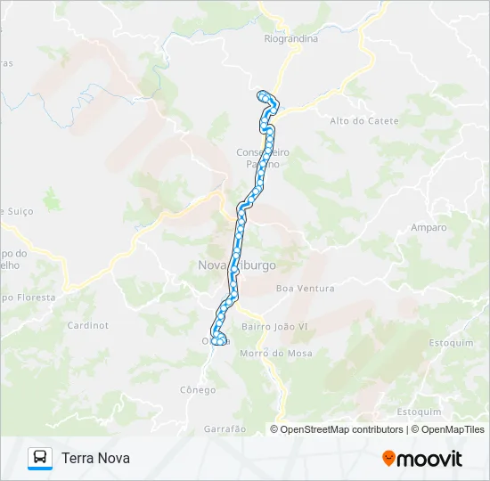 10-A Bus Line Map