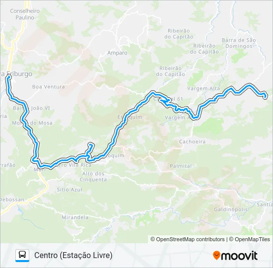 46 Bus Line Map