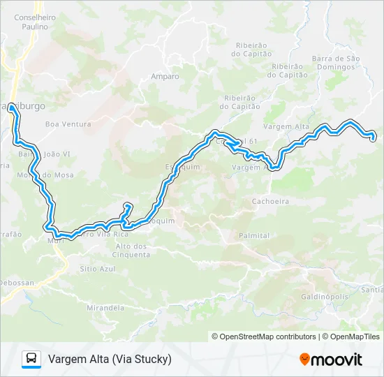46 Bus Line Map
