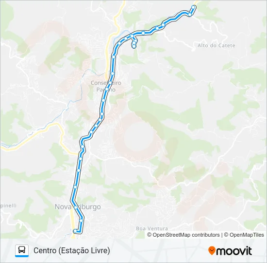 21 Bus Line Map