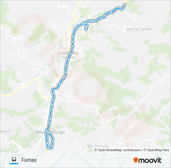 21 Bus Line Map