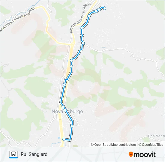 16 Bus Line Map
