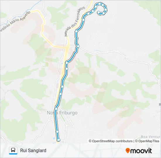 16 Bus Line Map