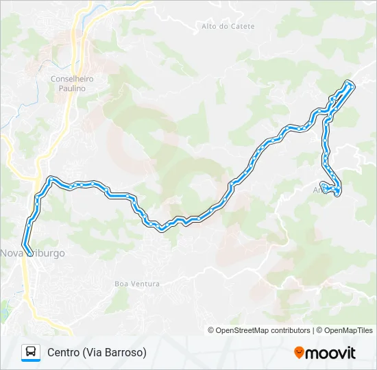 30-A Bus Line Map