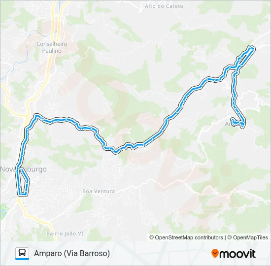 30-A Bus Line Map