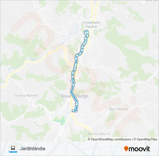 17 Bus Line Map