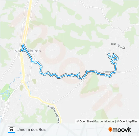 35 Bus Line Map