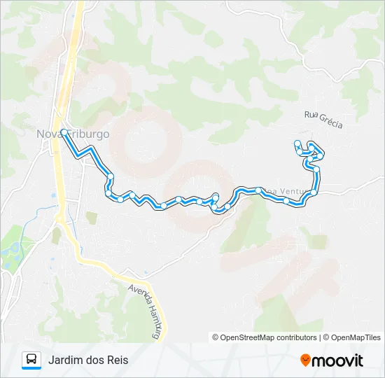 35 Bus Line Map