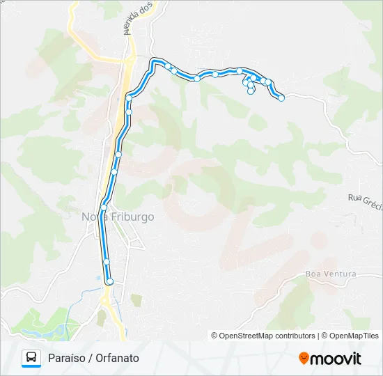 31-A Bus Line Map