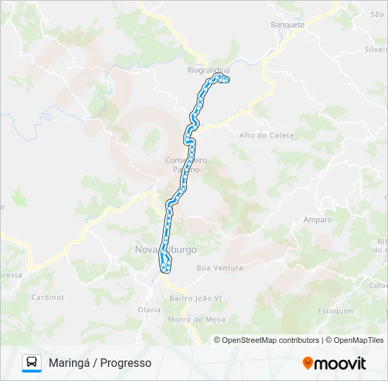 25 Bus Line Map
