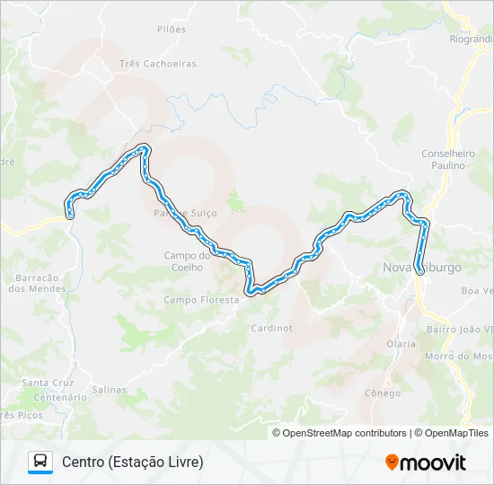 53 Bus Line Map
