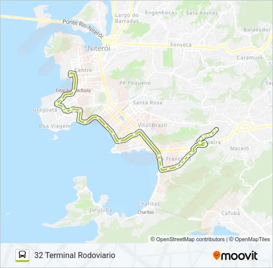 32 Bus Line Map