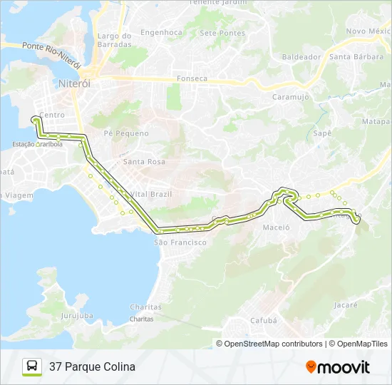 37 Bus Line Map