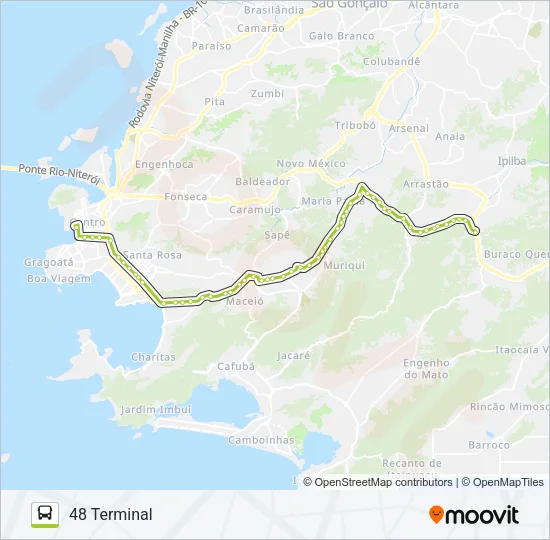 48 Bus Line Map