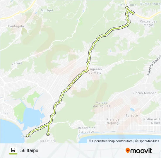 38A Bus Line Map